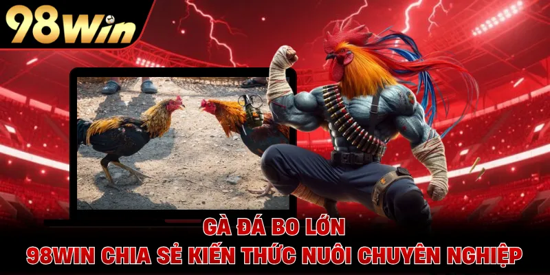 Gà Đá Bo Lớn - 98WIN Chia Sẻ Kiến Thức Nuôi Chuyên Nghiệp